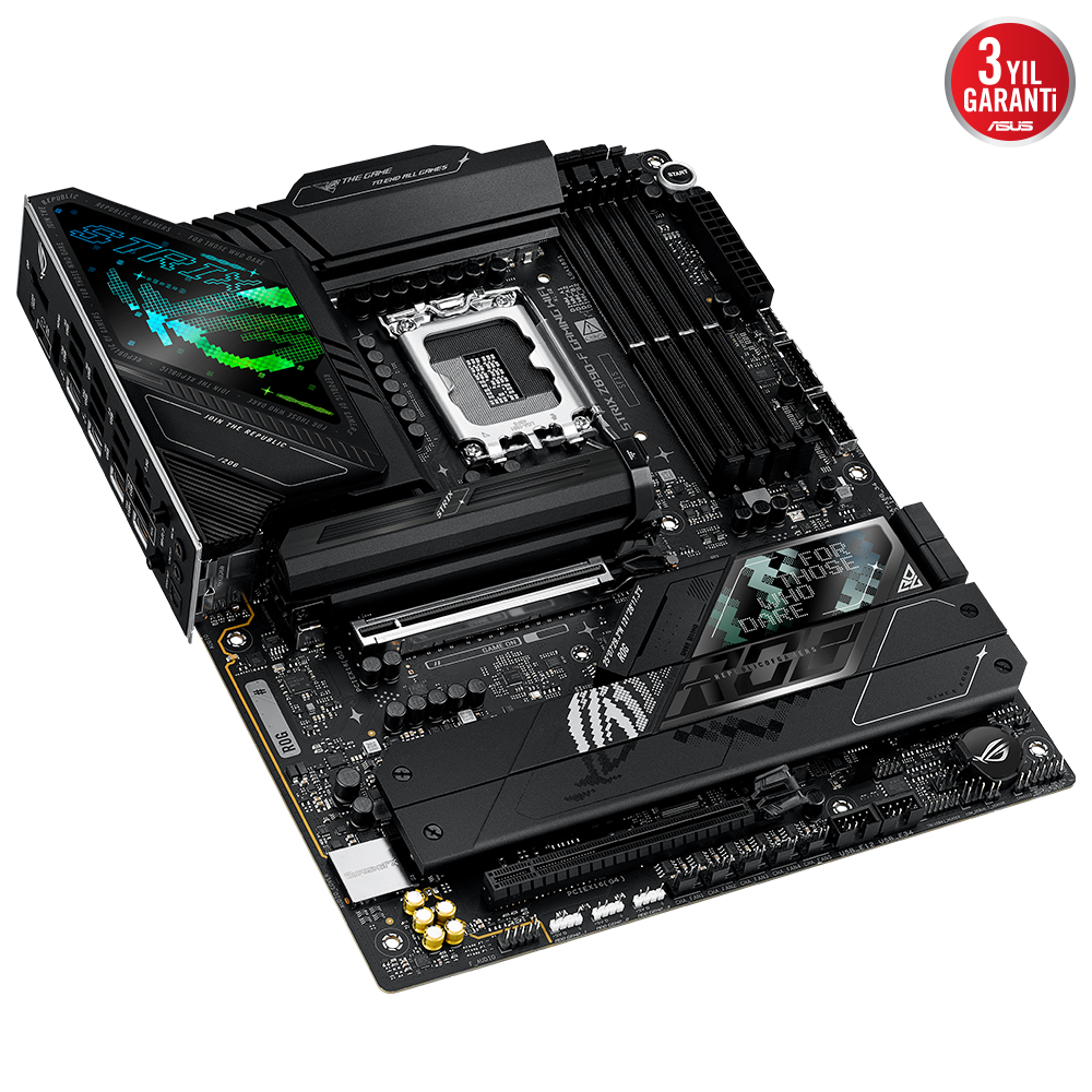 ASUS ROG STRIX Z890-F GAMING WIFI 4x DDR5 DP/HDMI 5x M.2 1x 2.5GLAN/WIFI7/BT USB3.2 1851P ANAKART