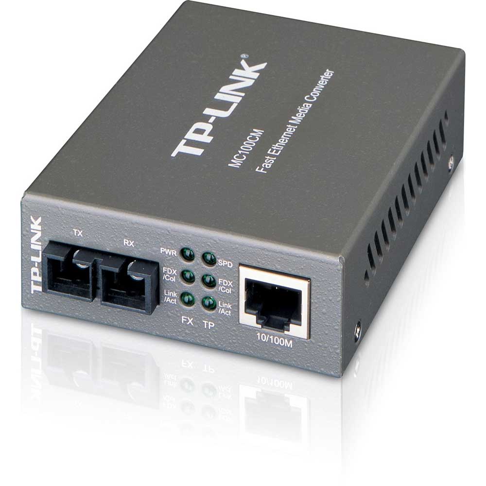 TP-LINK MC100CM 10/100 SM/MM CIFT YONLU FAST ETH. MEDIA CONVERTER