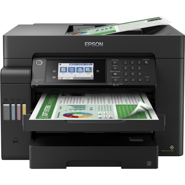 EPSON TANKLI L15150 INKJET TARAYICI FOTOKOPİ FAX USB/ETHERNET/WIFI A3/A4 DUBLEX RENKLİ YAZICI