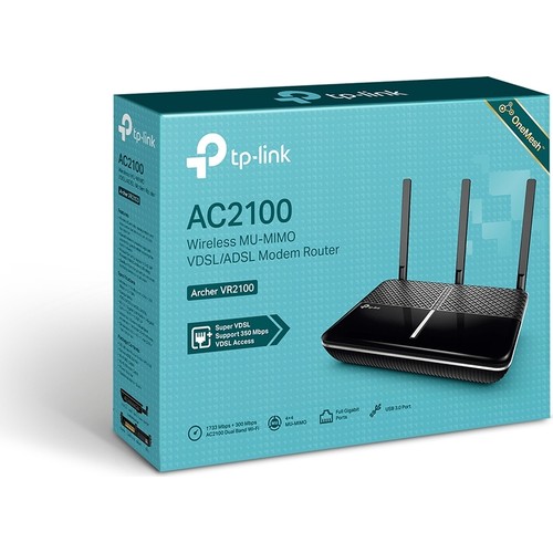 TP-LINK ARCHER VR2100 2100 MBPS DUALBAND VDSL/ADSL MODEM ROUTER