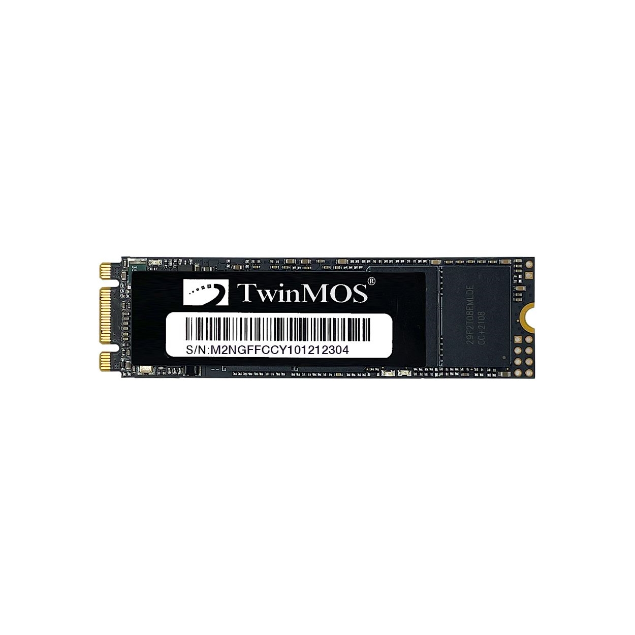 TWINMOS 512GB 580/550MB/s 4mm M.2 2280 SATA 3.0 SSD NGFFFGBM2280 3D-NAND