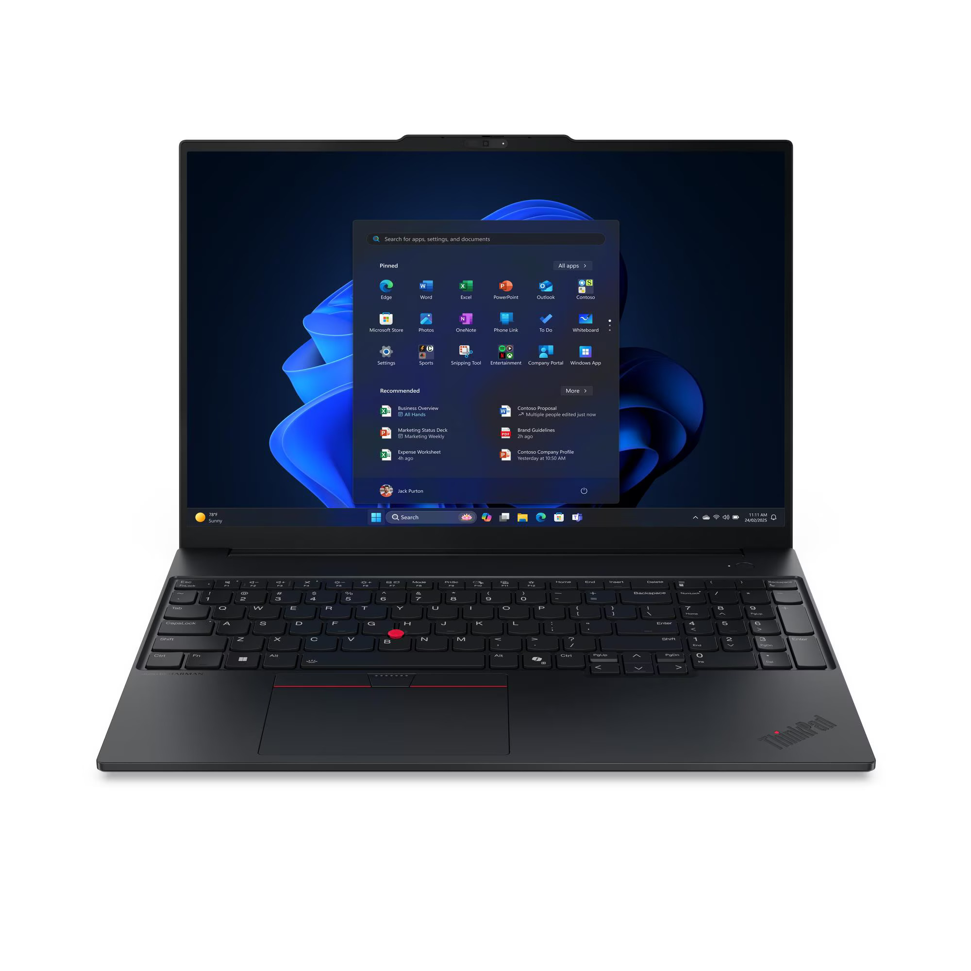 LENOVO THINKPAD E16 G3 21SR006UTX ULTRA 7 255H 32GB 1TB SSD 16" FREEDOS NOTEBOOK