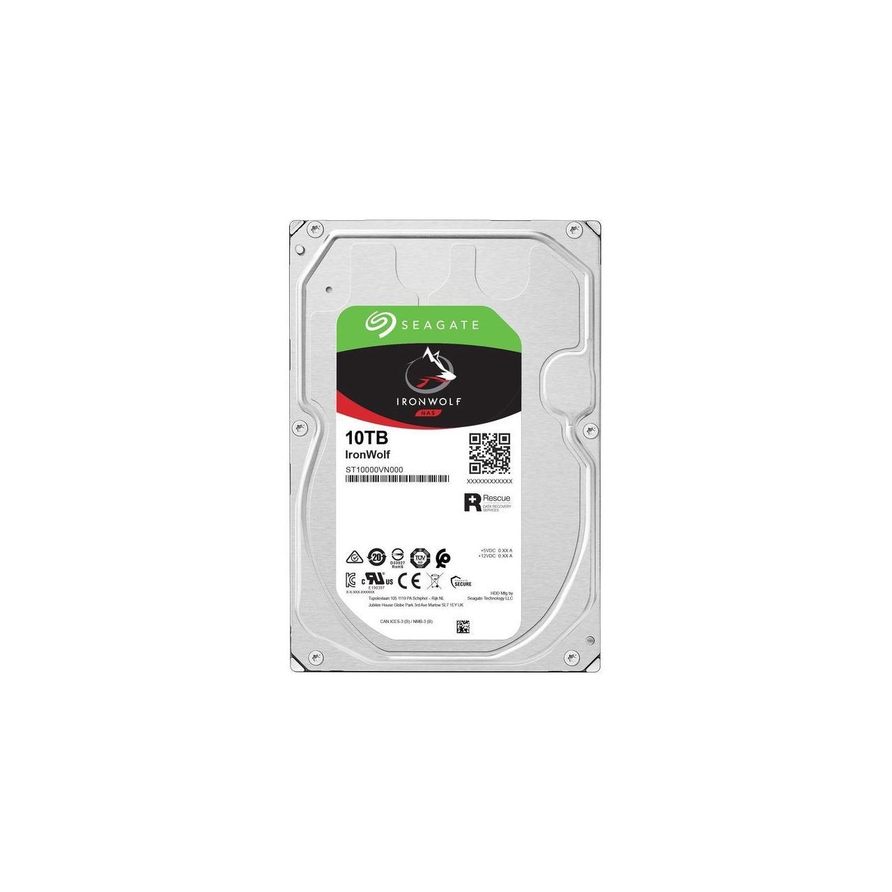 SEAGATE IRONWOLF 10TB 7200RPM 256MB SATA3 ST10000VN000 NAS HDD RESMİ DİSTİ GARANTİLİ