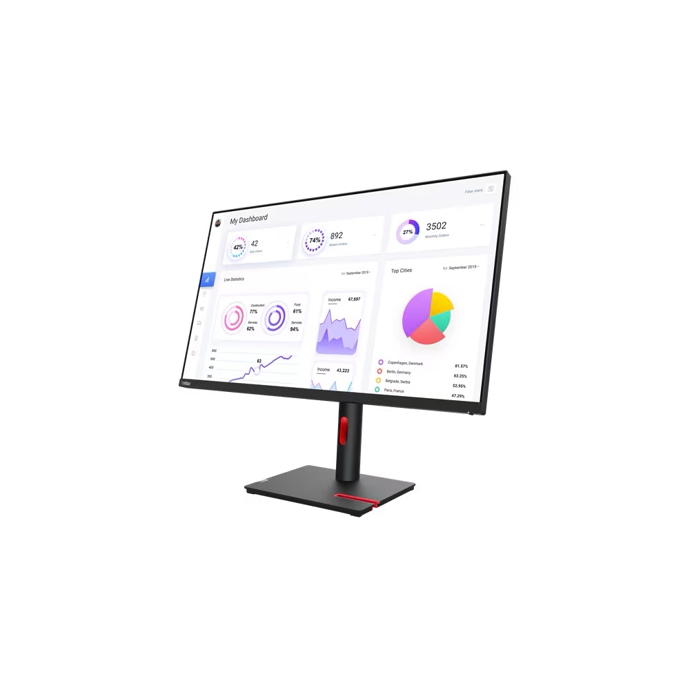 LENOVO 63D2GAT1TK 31.5" 4MS 4K 3840x2160 HDMI/DP/TYPE-C VESA PIVOT IPS LED MONITOR