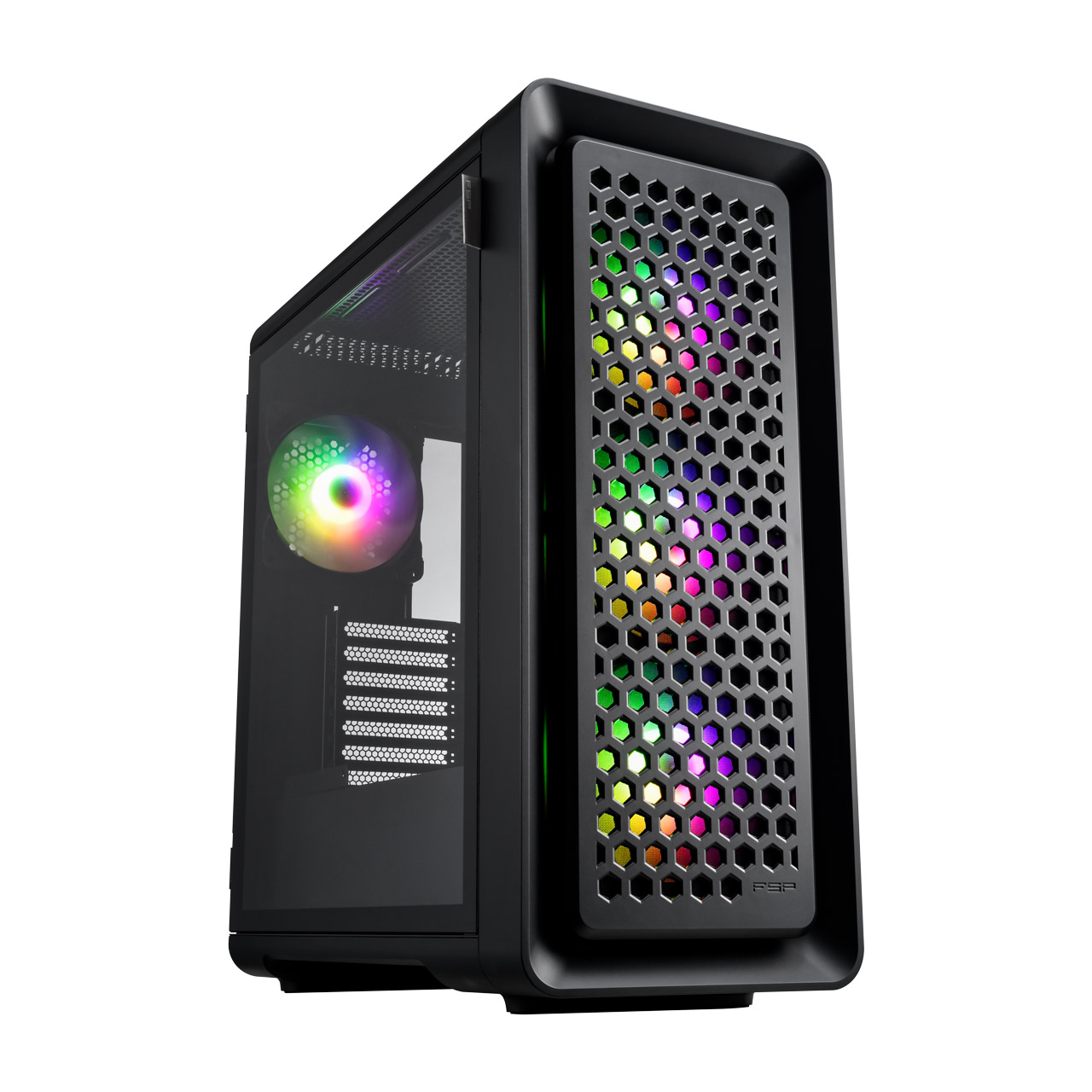 FSP CUT 593 PREMIUM 1000W 80+ GEN5 ARGB E-ATX SİYAH GAMING KASA CUT593P