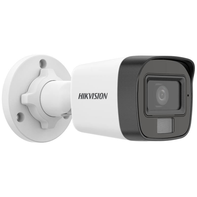 HIKVISION DS-2CD1021G2-LIUF 2MP 2.8MM 20MT DAHİLİ SESLİ H265  IP67 SMART HYRBID LIGHT BULLET IP KAMERA