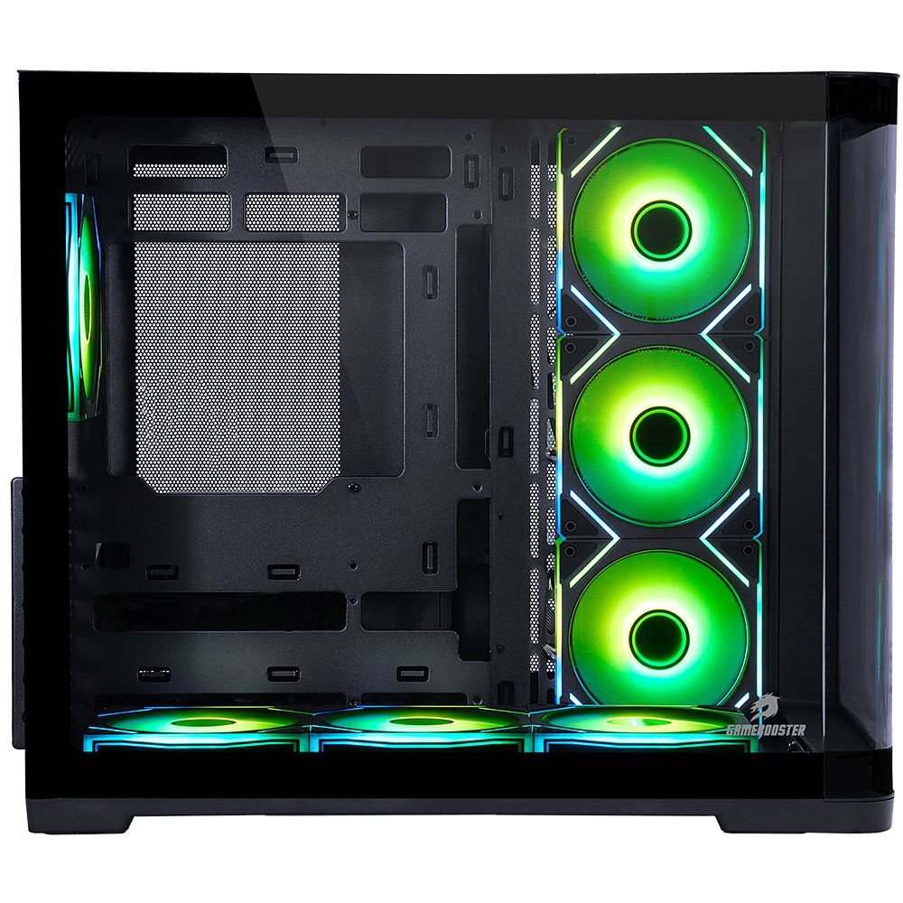 GAMEBOOSTER GB-G2851BB 7x ARGB FAN ATX SEA VIEW USB3.0 SİYAH KASA