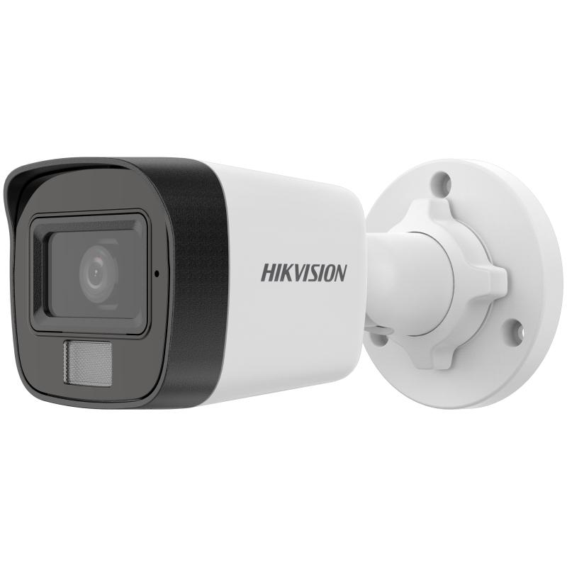 HIKVISION DS-2CD1021G2-LIUF 2MP 2.8MM 20MT DAHİLİ SESLİ H265  IP67 SMART HYRBID LIGHT BULLET IP KAMERA