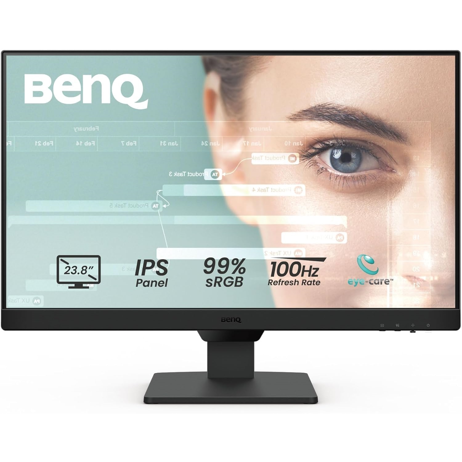 BENQ GW2490 23.8" 5MS 100Hz 1920x1080 2xHDMI/DP VESA IPS LED MONITOR
