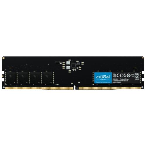 CRUCIAL 32GB 4800MHz DDR5 PC RAM CT32G48C40U5 KUTULU