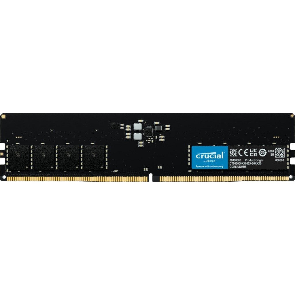 CRUCIAL 32GB 5600MHz DDR5 PC RAM CT32G56C40U5 KUTULU