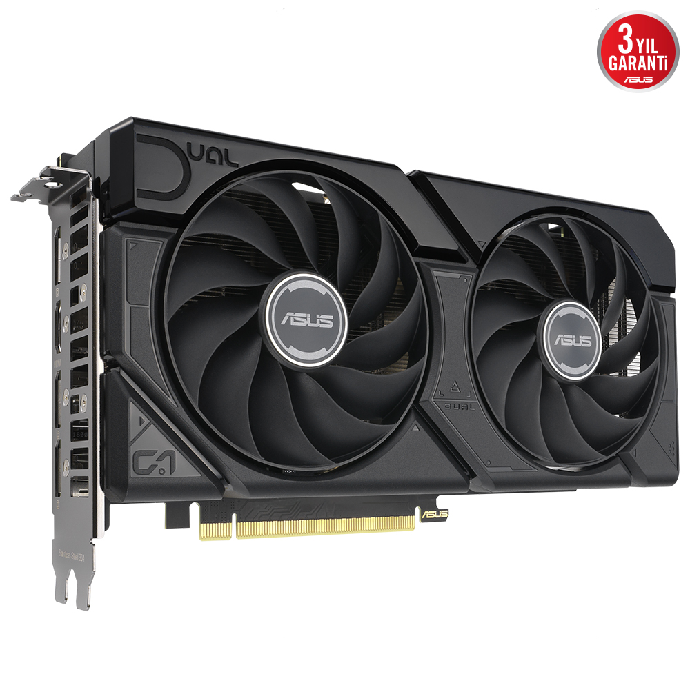 ASUS DUAL-RX7600XT-O16G RX7600XT 16GB GDDR6 128Bit DVI/HDMI/DP