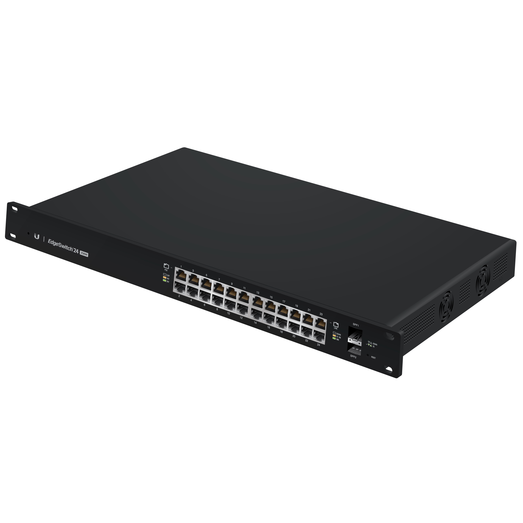 UBNT EDGESWITCH ES-24-250W 24 PORT GIGABIT POE+ 2xSFP SWITCH 250W