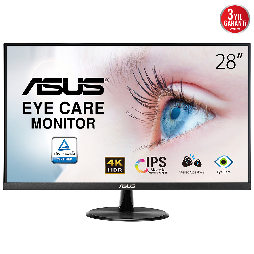 ASUS VP289Q 28" 5MS 4K 3840x2160 HDMI/DP VESA MM IPS LED MONITOR