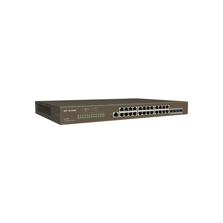 IP-COM G3328F 26 PORT 10/100/1000 4 X SFP CLOUD YÖNETİLEBİLİR RACK MOUNT SWITCH