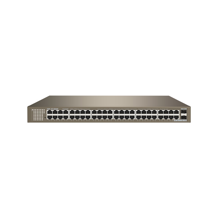 IP-COM G3350F 48 PORT 10/100/1000 2 X SFP CLOUD YÖNETİLEBİLİR RACK MOUNT SWITCH