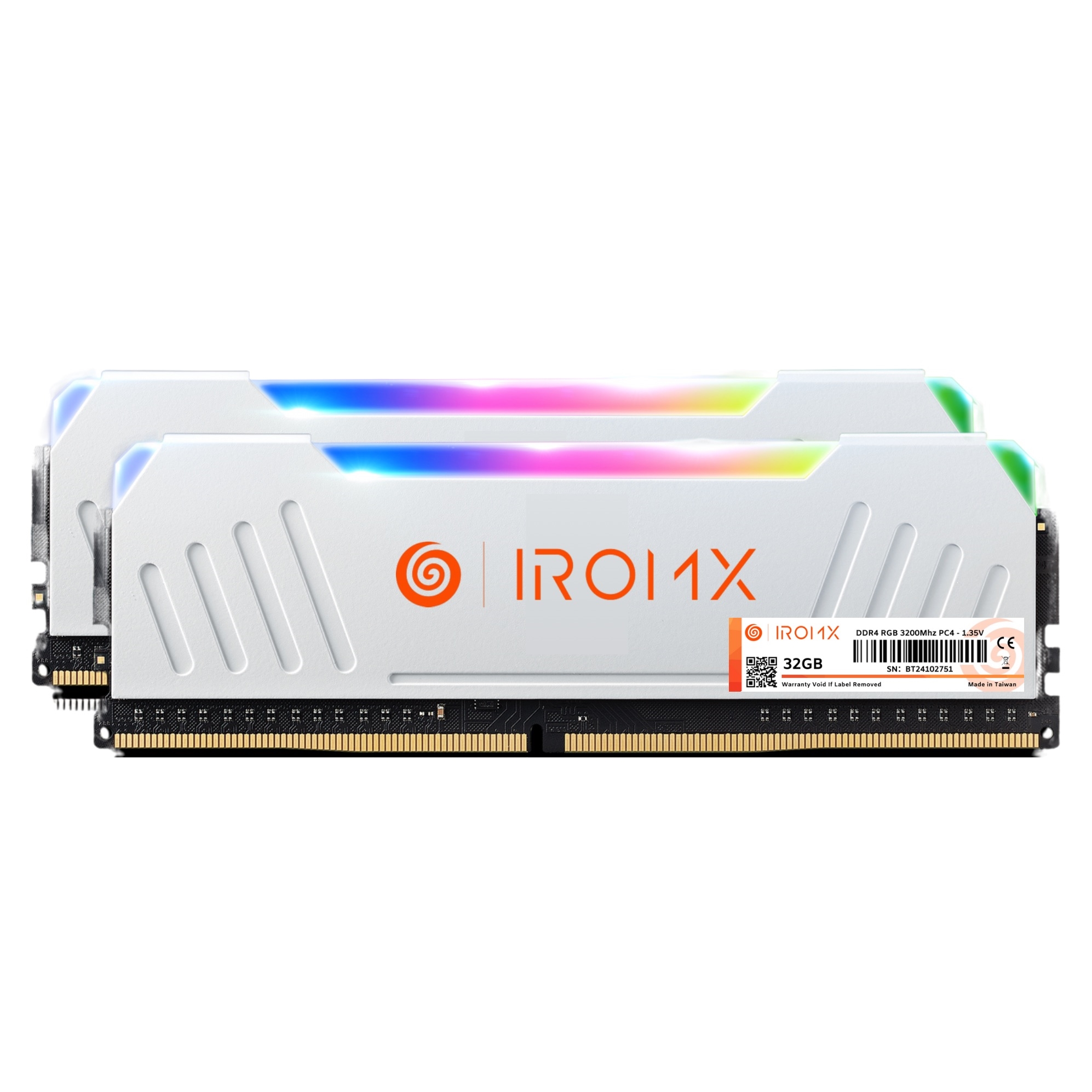 IROMX 32GB 3200MHZ DDR4 RGB SOĞUTUCULU PC RAM