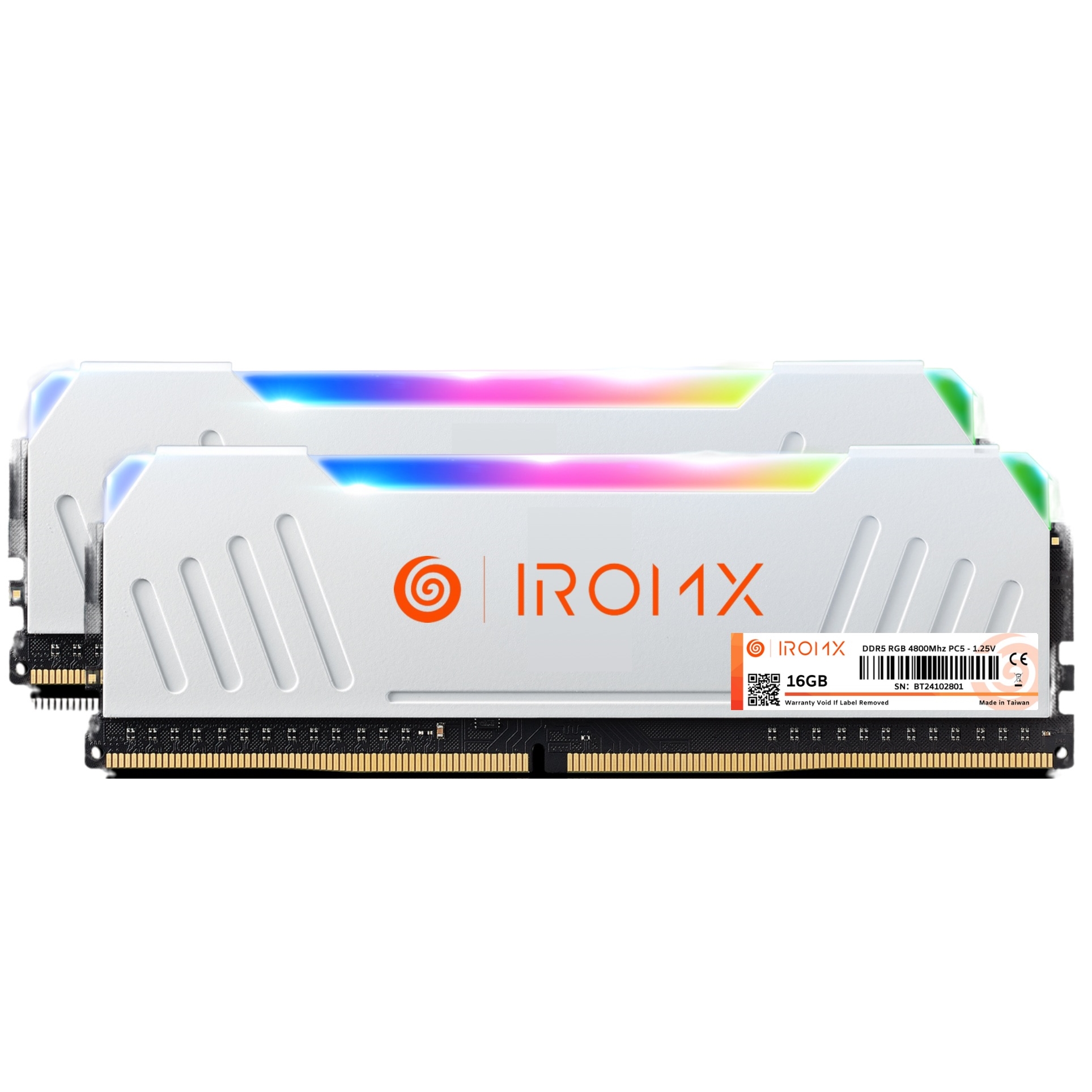 IROMX 16GB 4800MHz DDR5 RGB SOĞUTUCULU PC RAM