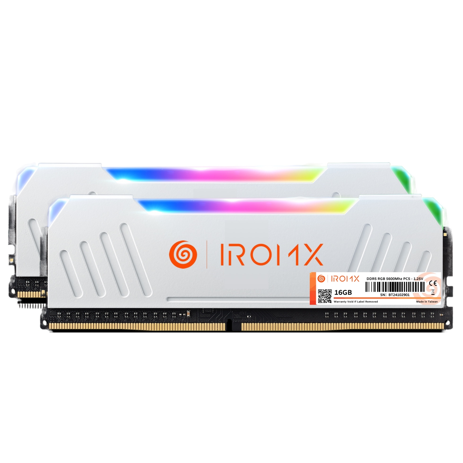 IROMX 16GB 5600MHz DDR5 RGB SOĞUTUCULU PC RAM