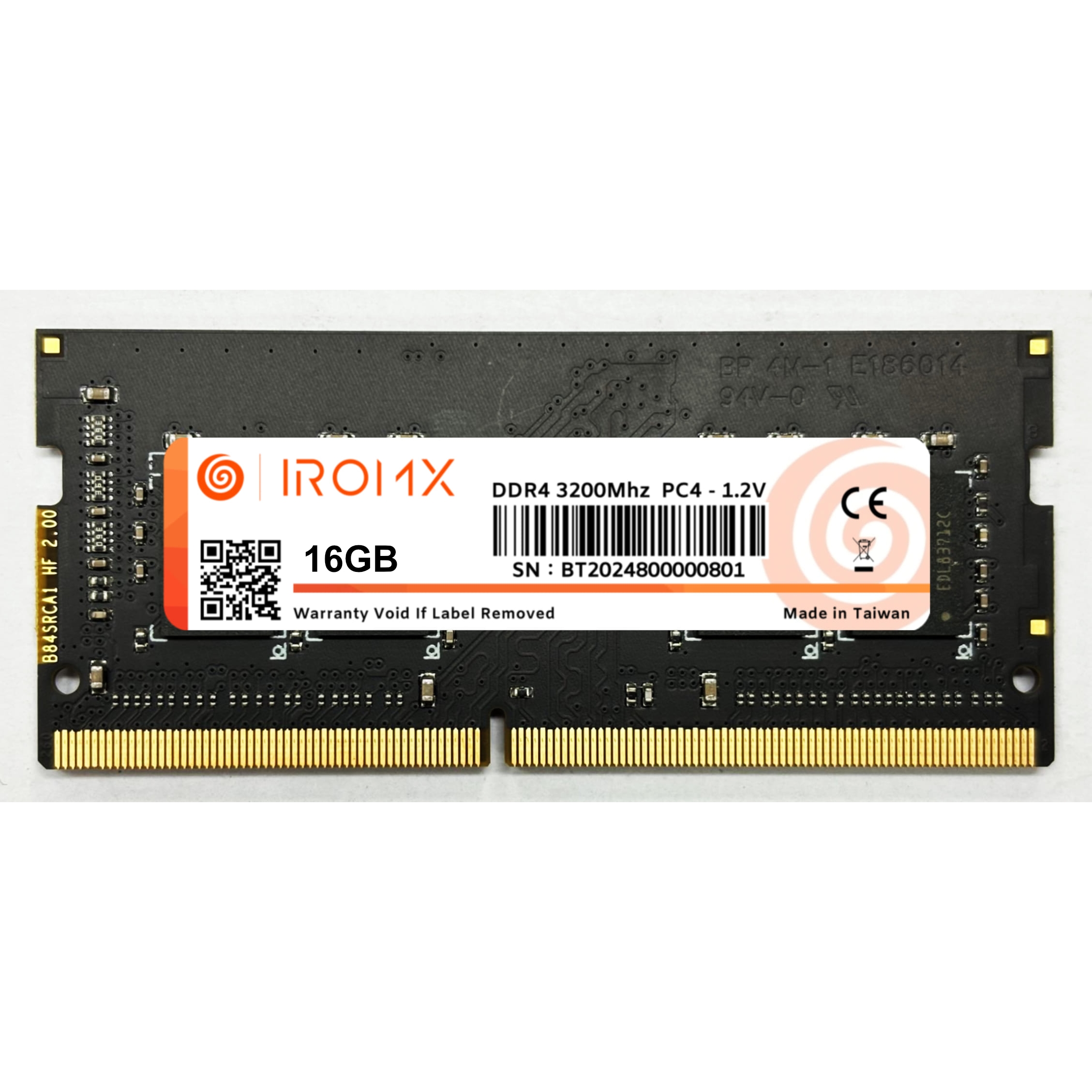 IROMX 16GB 3200Mhz DDR4 SAMSUNG CHIP NOTEBOOK RAM