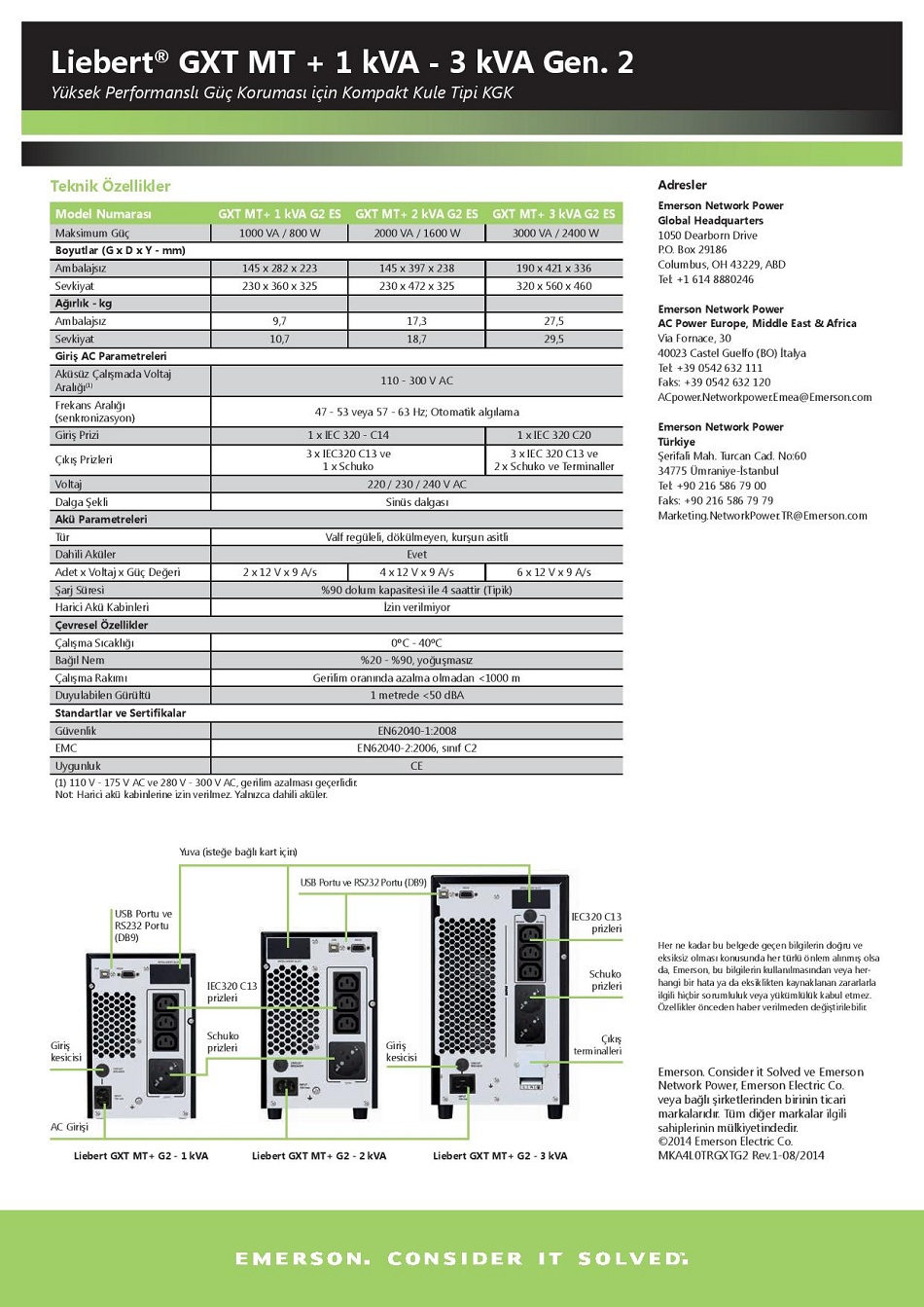 Liebert gxt2 1000rt230 схема