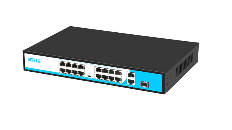 24 port poe switch with 1*Gigabit SFP UPLINK