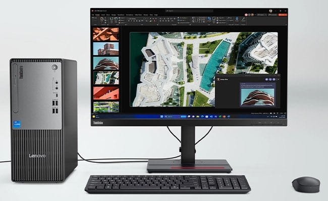 Lenovo ThinkCentre Neo 50t Gen 5 (Intel) Tower, ThinkShield Security ve daha fazlası ile korunmaktadır.