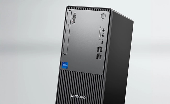 Lenovo ThinkCentre Neo 50t Gen 5 (Intel) Kulesi, tüketici sonrası içerik kullanılarak yarın için inşa edildi.