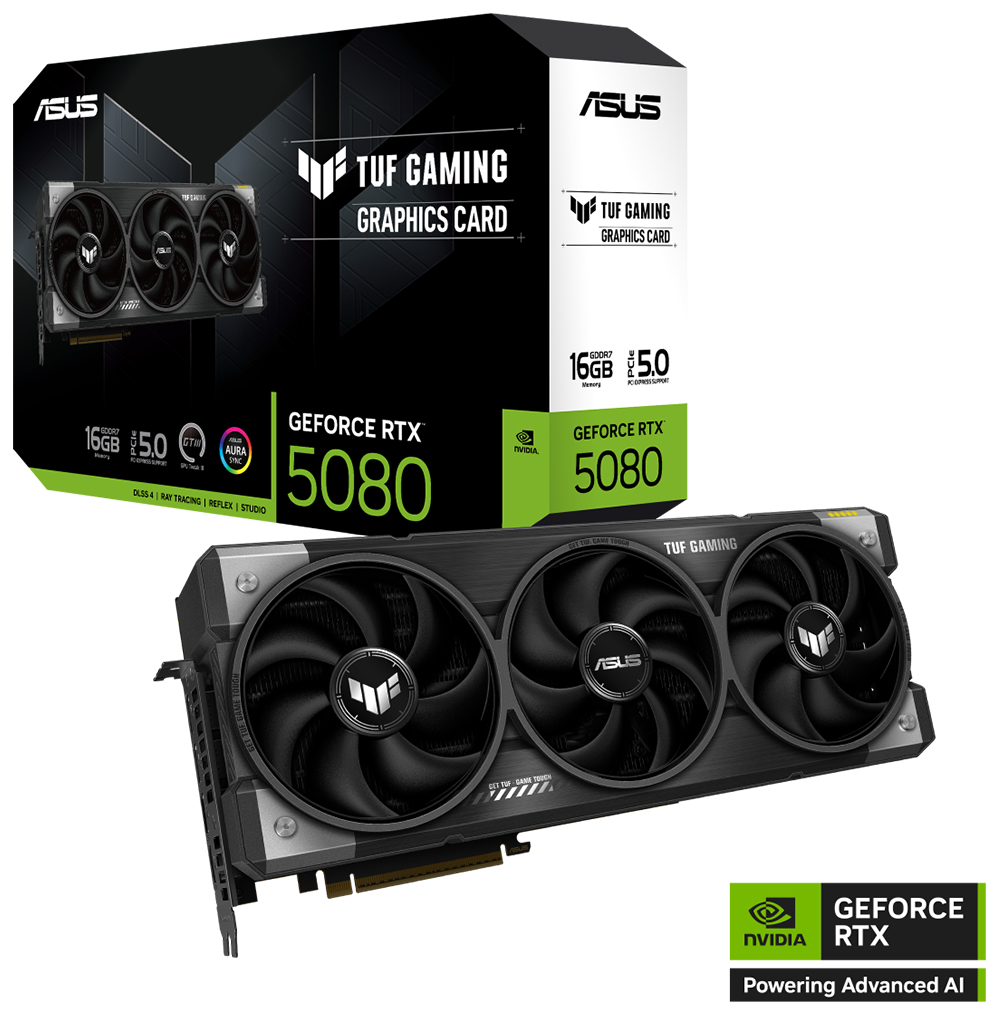 ASUS TUF Gaming GeForce RTX™ 5080 16GB GDDR7