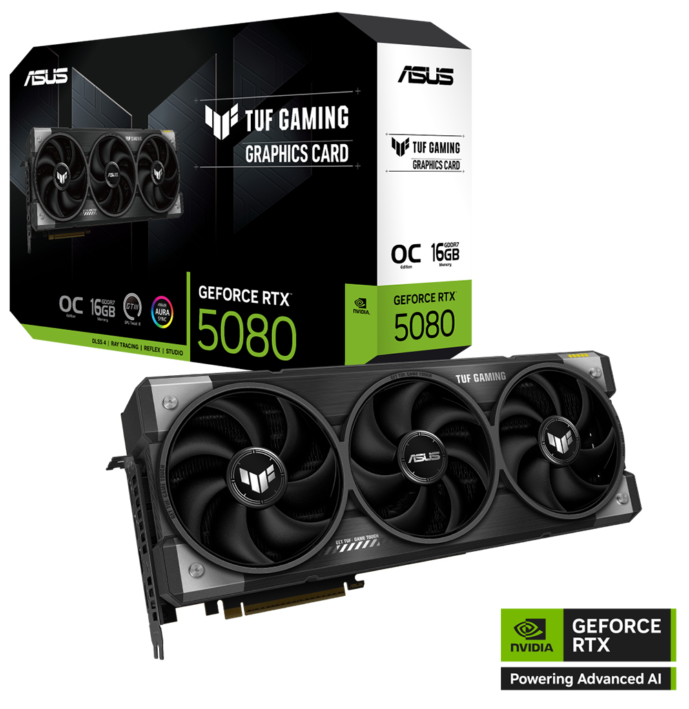 ASUS TUF Gaming GeForce RTX™ 5080 16GB GDDR7 OC Edition