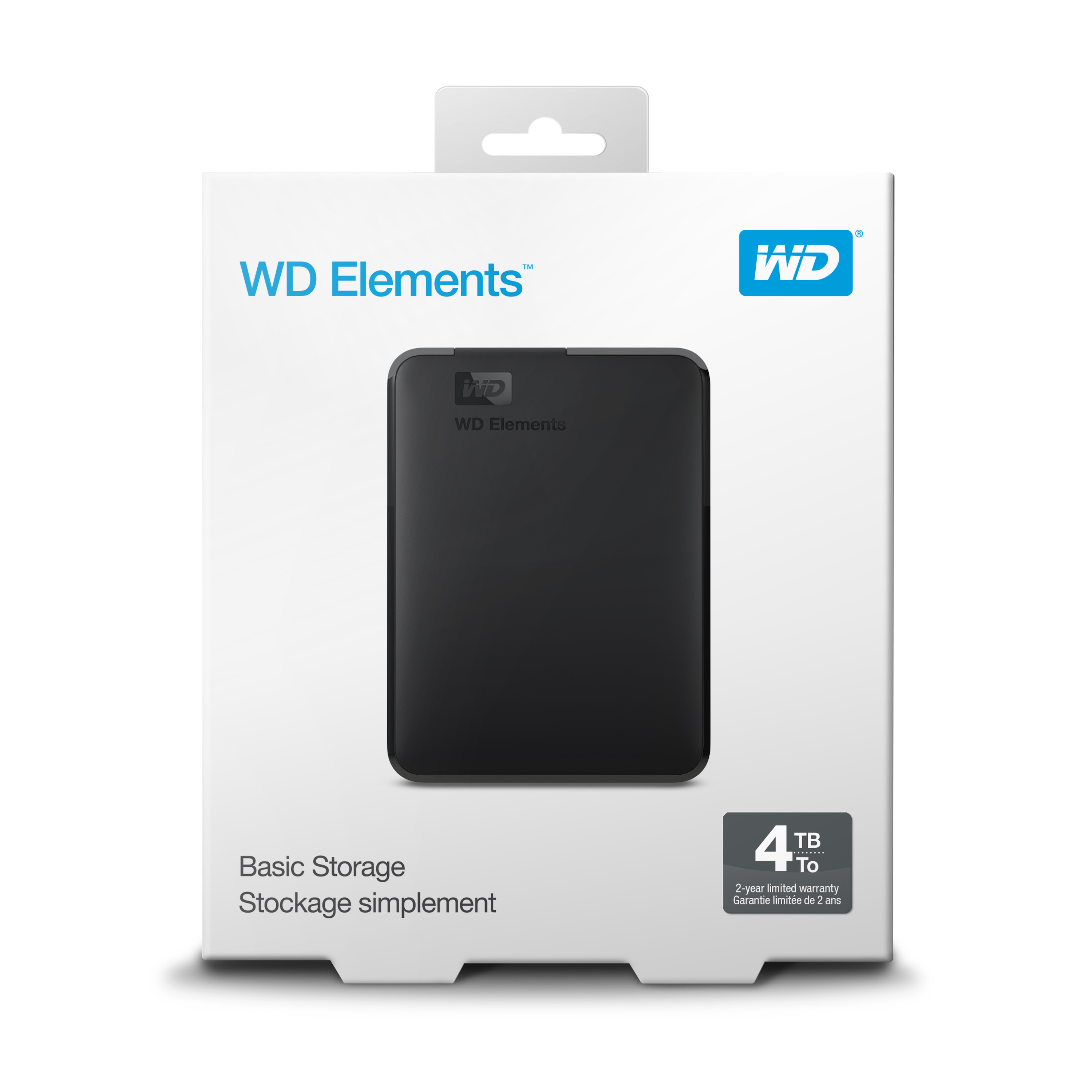 WD ELEMENTS 4TB USB3.0 2.5" HARICI HDD WDBU6Y0040BBK