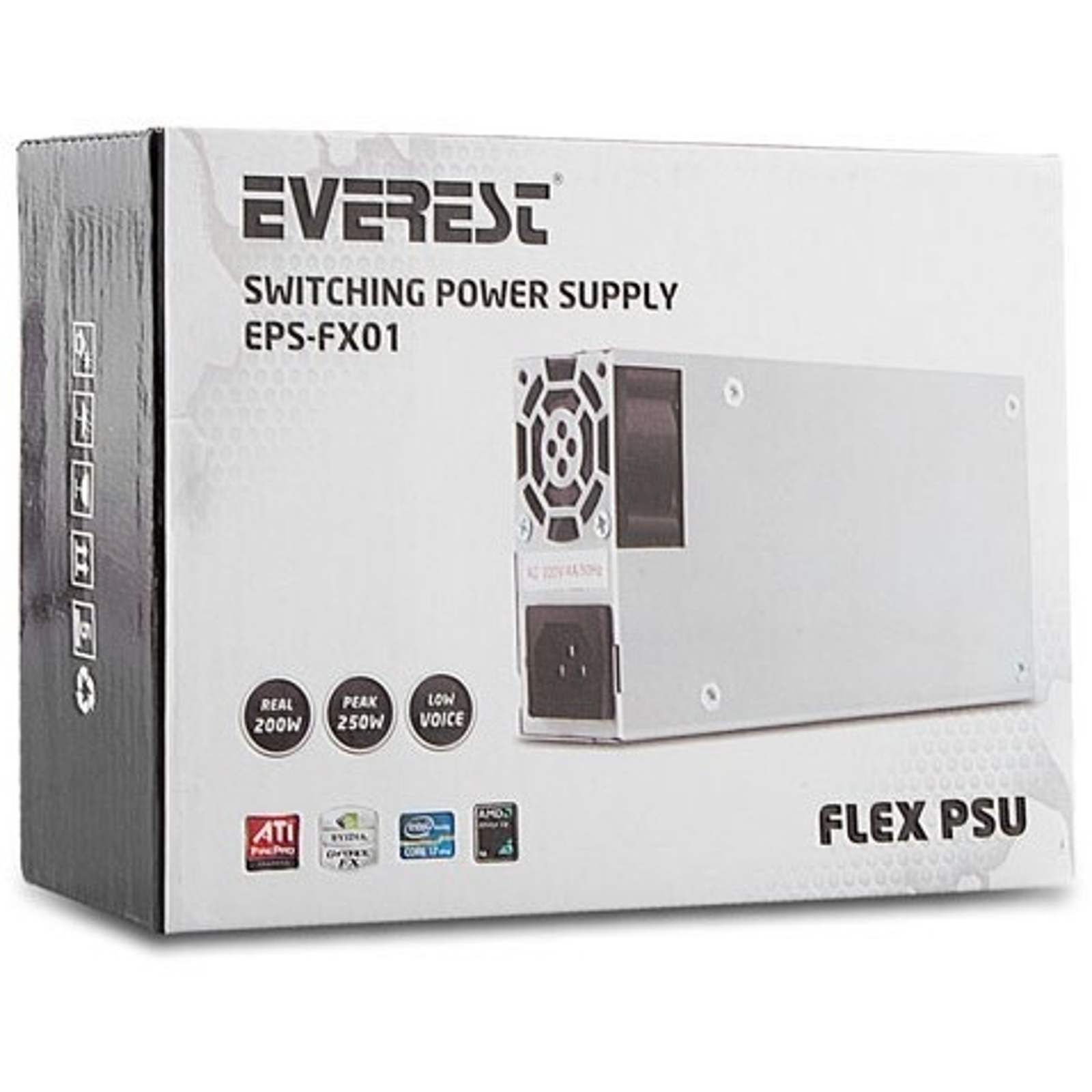 EVEREST EPS-FX01 200W 4cm FANLI POWER SUPPLY SLİM