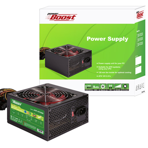 POWER BOOST BST-ATX250R 250W 12CM POWER SUPPLY KUTULU