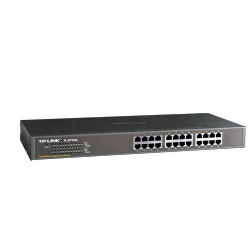 TP-LINK TL-SF1024 24 PORT 10/100 YONETILEMEZ RACK MOUNT SWITCH