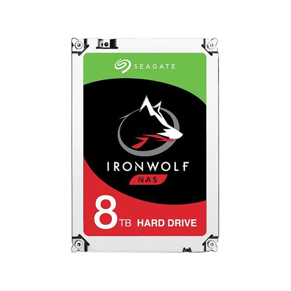 SEAGATE IRONWOLF 8TB 7200RPM 256MB SATA3 ST8000VN004 NAS HDD RESMİ DİSTİ GARANTİLİ