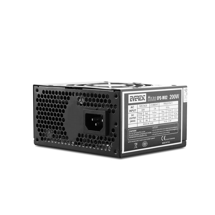 EVEREST EPS-M02 Real 200W Peak 250W POWER SUPPLY SLİM