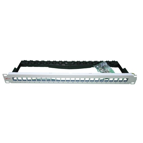 ERAT EDP-1UC6AFW-24 CAT6A FTP MODULER 24 PORT BOŞ PATCH PANEL