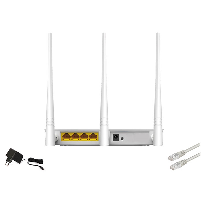 EVEREST WIRELESS N300 EWR-F303 300MBPS 4 PORT 3 ANTEN 2.4GHz INDOOR ROUTER