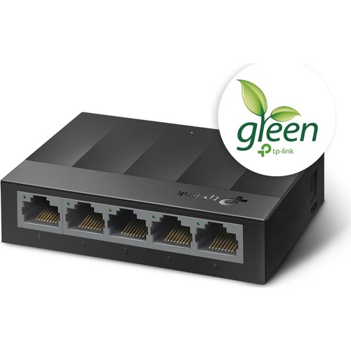 TP-LINK LS1005G 5 PORT 10/100/1000 YONETILEMEZ DESKTOP SWITCH PLASTİK KASA