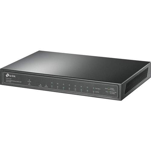 TP-LINK TL-SG1210P 10 PORT 10/100/1000 8 PORT POE+ 1 PORT UPLINK+ 1 SFP 63WATT DESKTOP SWITCH