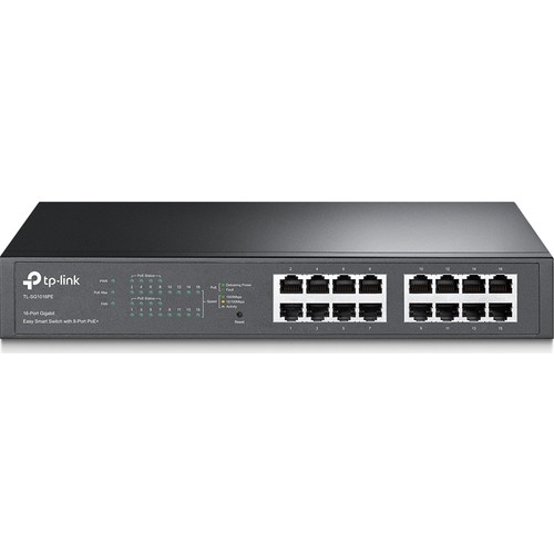 TP-LINK TL-SG1016PE 16 PORT 10/100/1000 8 PORT POE+ YONETILEBILIR RACK MOUNT SWITCH