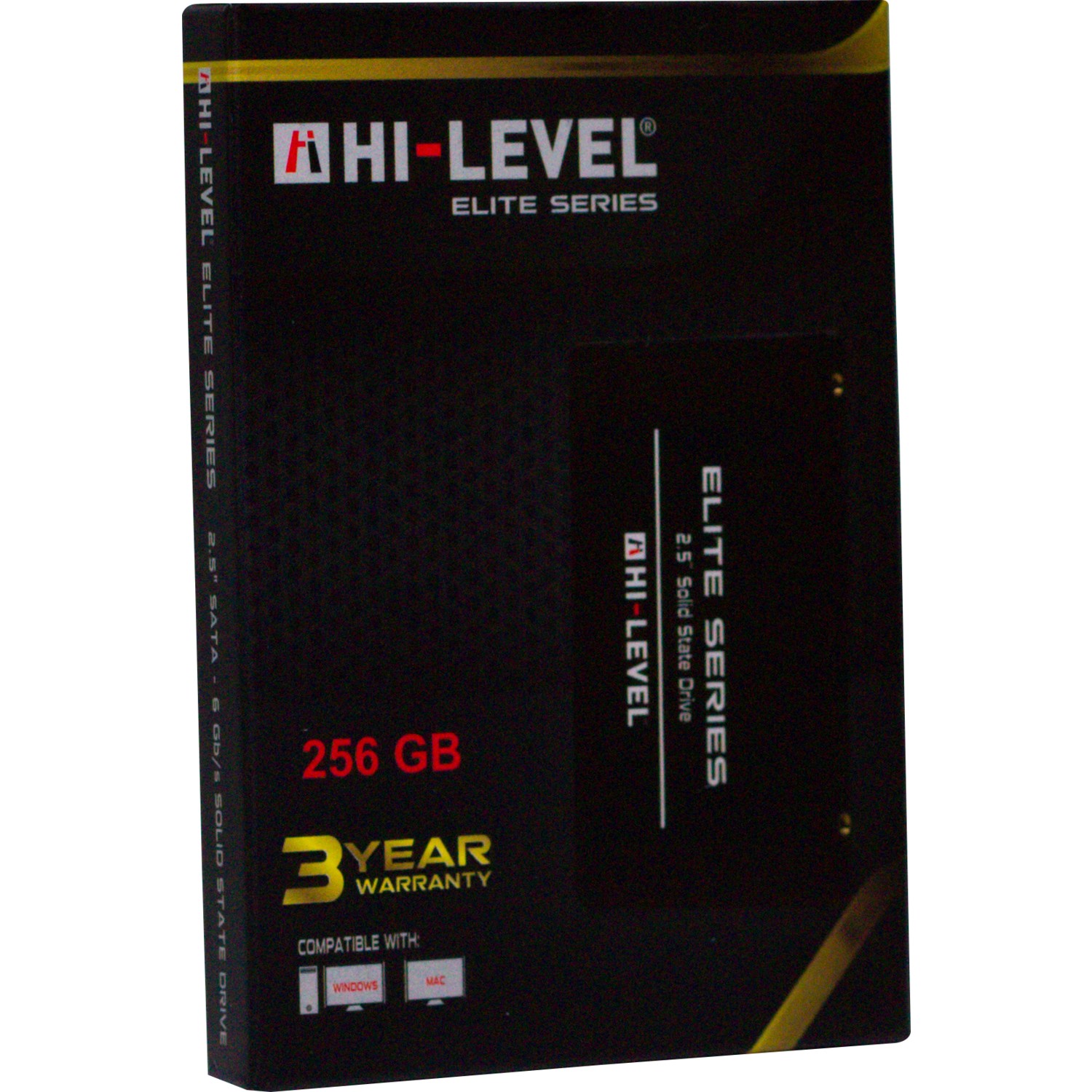 HI-LEVEL ELITE SERIES 256GB 560/540MB/s 2.5" SSD HLV-SSD30ELT/256G