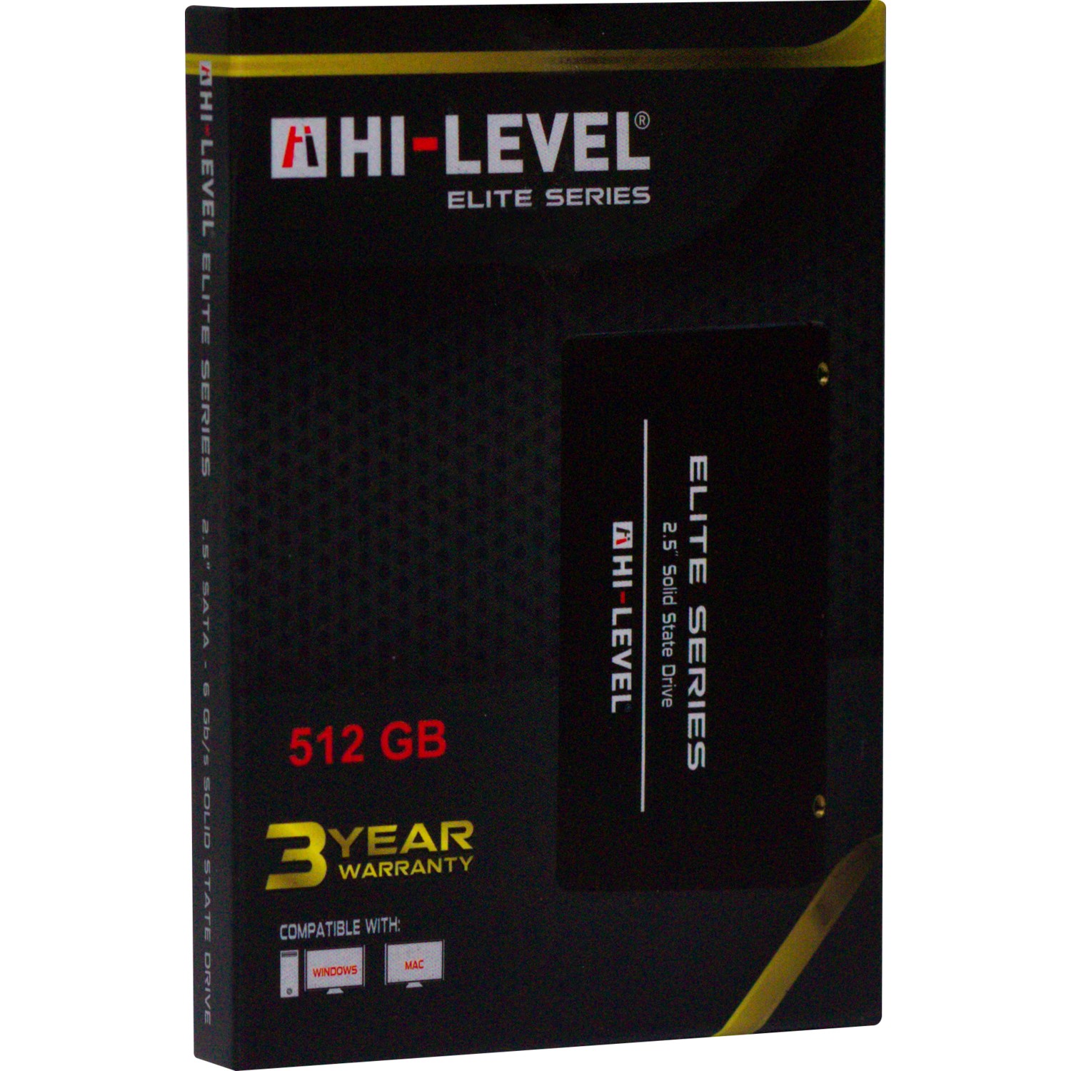 HI-LEVEL ELITE SERIES 512GB 560/540MB/s 2.5" SSD HLV-SSD30ELT/512G