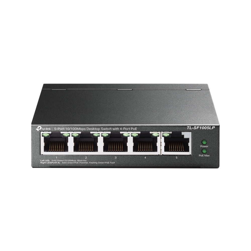 TP-LINK TL-SF1005LP 5 PORT 10/100 4 PORT POE 41W SWITCH