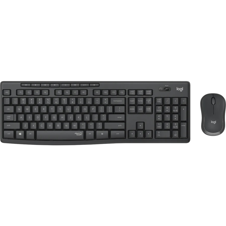 LOGITECH MK295 TÜRKÇE KABLOSUZ MULTİMEDYA SİYAH SESSİZ Q KLAVYE+MOUSE