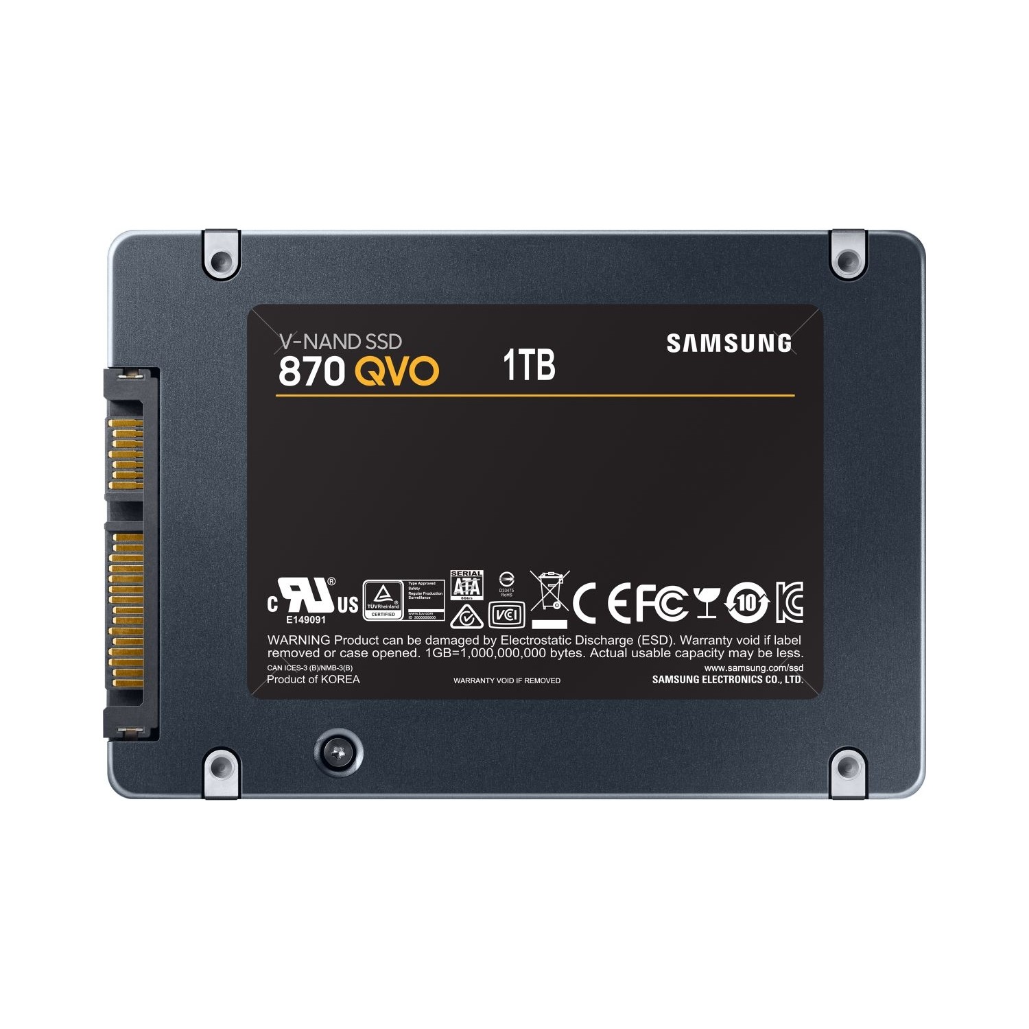 SAMSUNG 870 QVO 1TB 560/530MB/s 2.5" SATA3 SSD MZ-77Q1T0BW