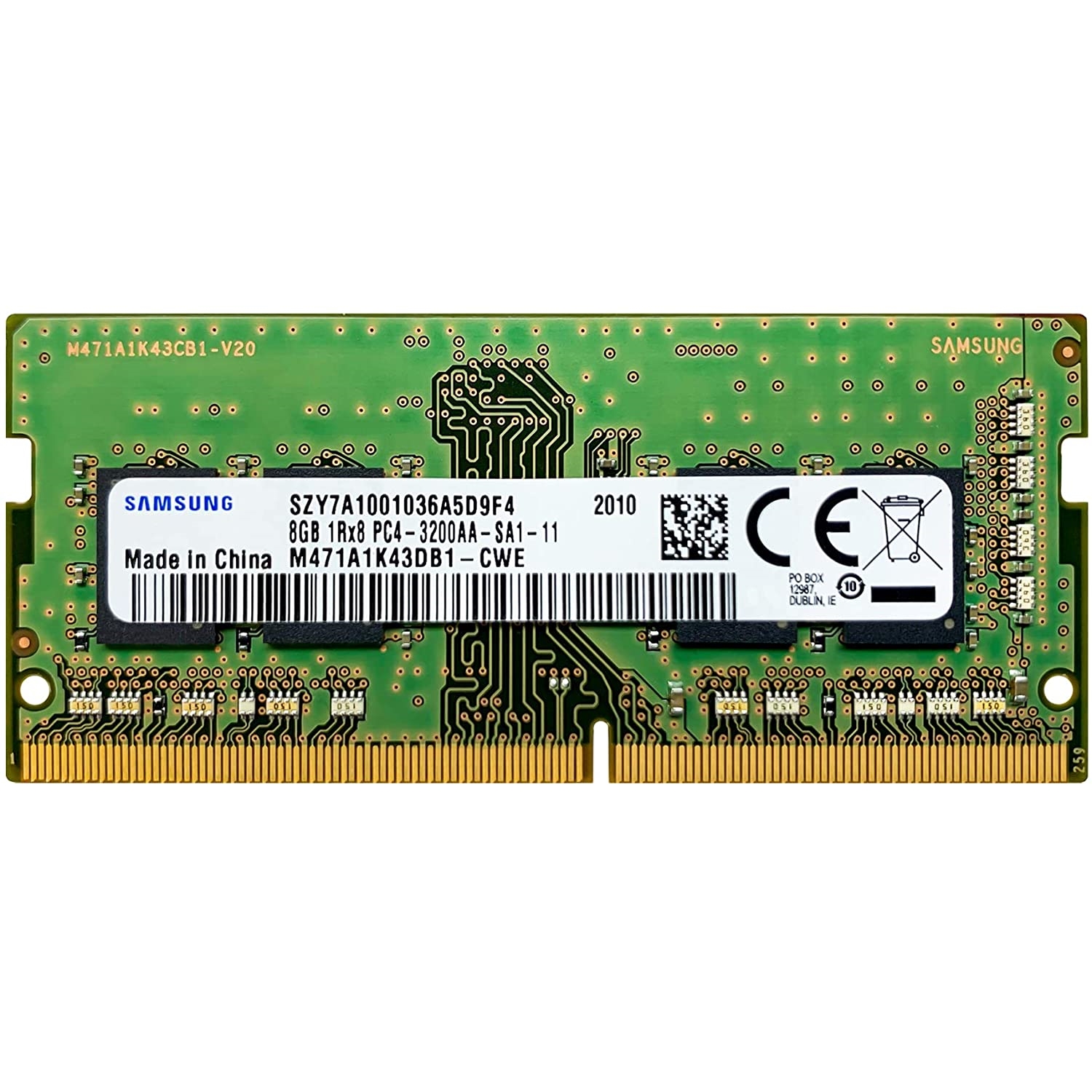 SAMSUNG 8GB 3200Mhz DDR4 BULK SAMSO3200/8 NOTEBOOK RAM