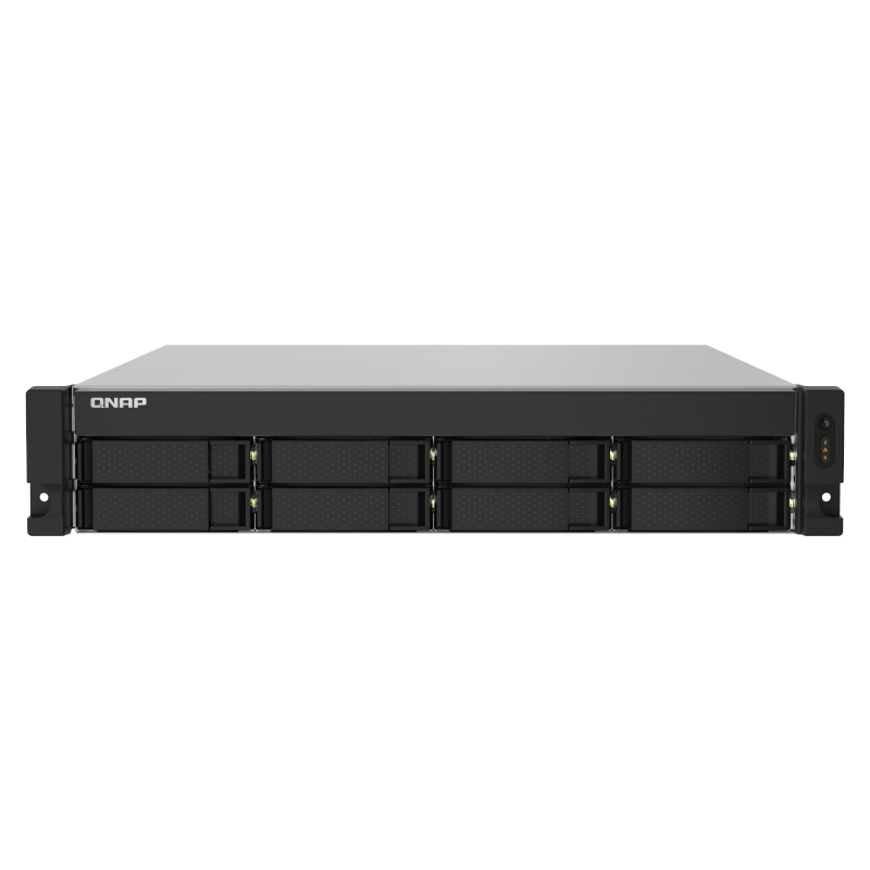 QNAP TS-832PXU-RP 4GB 8 BAY 2xGLAN 2x10G SFP RACKMOUNT DEPOLAMA ÜNİTESİ