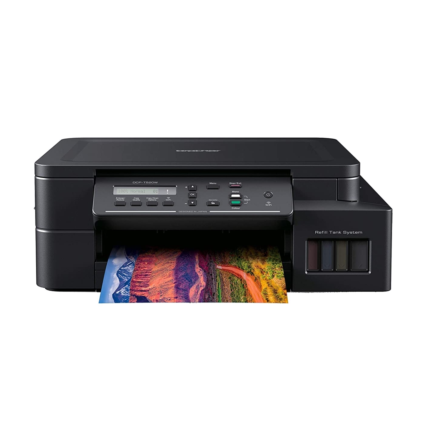 BROTHER COLOR INKJET DCP-T520W TANKLI YAZICI TARAYICI FOTOKOPİ USB/WIFI A4