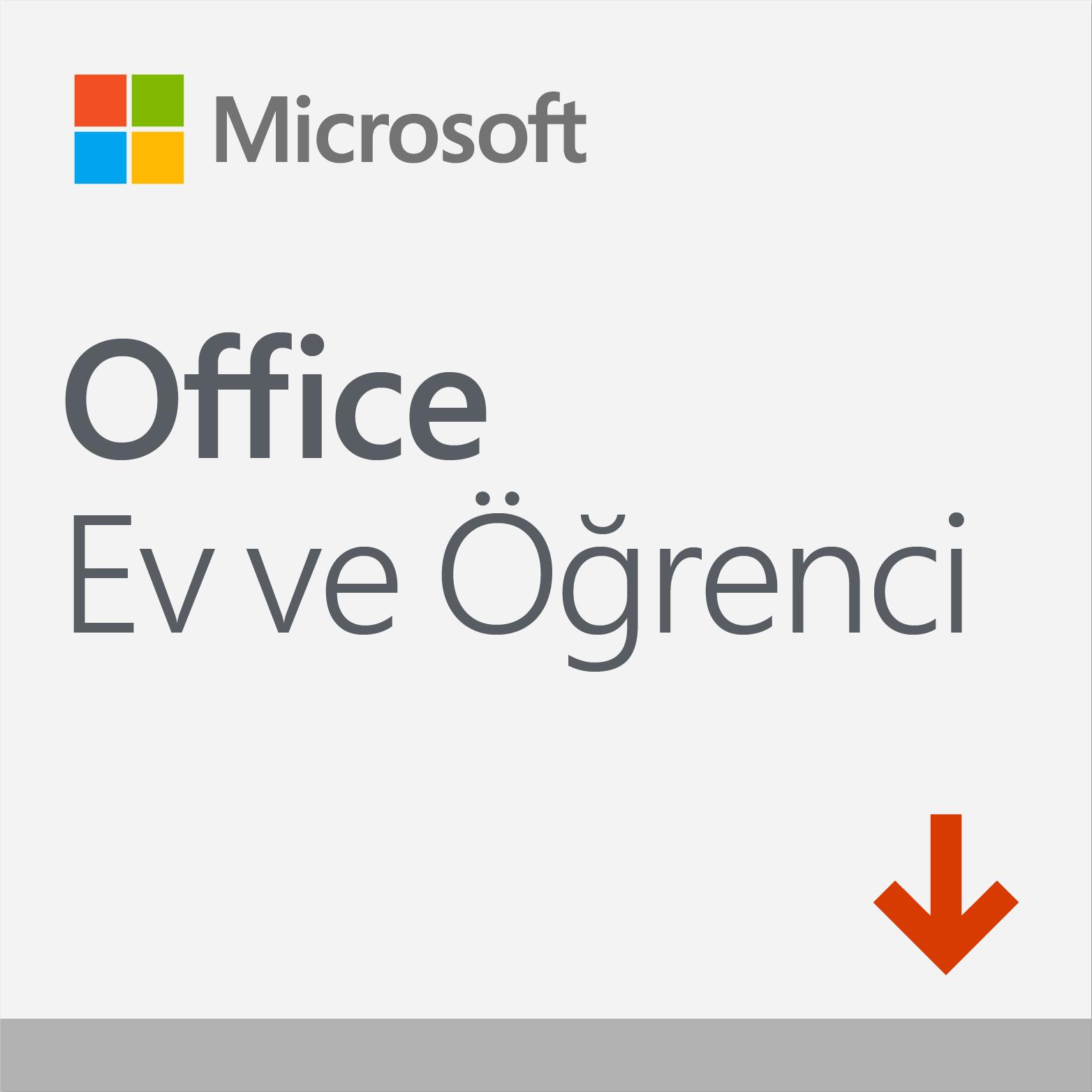 MICROSOFT OFFICE EV VE ÖGRENCİ 2021 79G-05369 ELEKTRONİK LİSANS